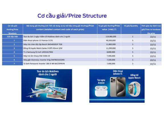 Cơ Cấu Giải Thưởng Ford 
